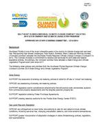 Southeast Florida Regional Climate Change Compact counties : 2015 state energy and climate legislative program